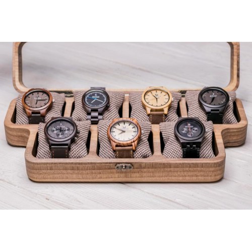 Бокс для зберігання наручних годинників ecoWalnut 7х35х18 см Бокс для зберігання наручних годинників ecoWalnut 7х35х18 см