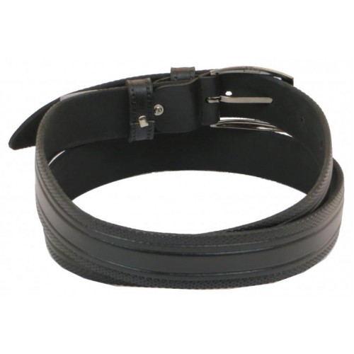 Шкіряний ремінь Skipper 110-130 x 3.5 см Чорний (1044-35) Шкіряний ремінь Skipper 110-130 x 3.5 см Чорний (1044-35)