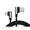 Кабель REAL-EL Premium USB2.0 AM-Lightning 1m Чорний (EL123500034) в інтернет супермаркеті PbayMarket!