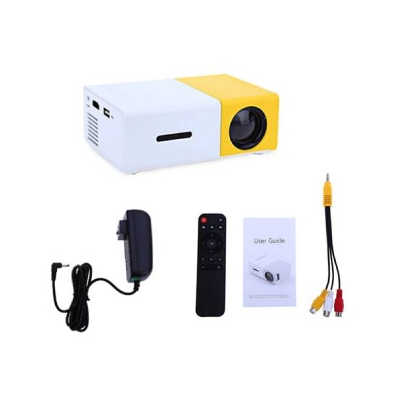 Проектор кишеньковий XPRO Panorama Yellow + PowerBank 2600mah