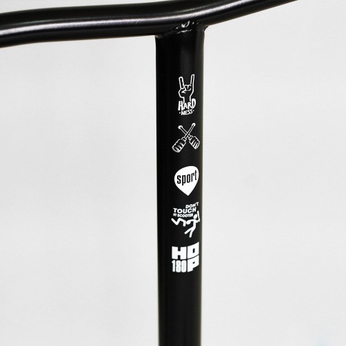 Самокат трюковий Best Scooter Hop Pro HIC-система пеги алюмінієвий диск та дека колеса PU Black (115636)