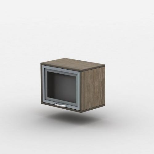 Полиця навісна Тиса Мебель ПН-7 Венге 300x300x450 мм Полиця навісна Тиса Мебель ПН-7 Венге 300x300x450 мм