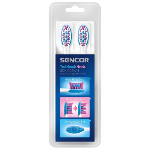 Насадка для зубної щітки Sencor SOX 003 White (6627270) в інтернет супермаркеті PbayMarket!