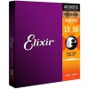 Струни для акустичної гітари 6 шт Elixir 16102 Nanoweb Phosphor Bronze Acoustic Medium 13/56