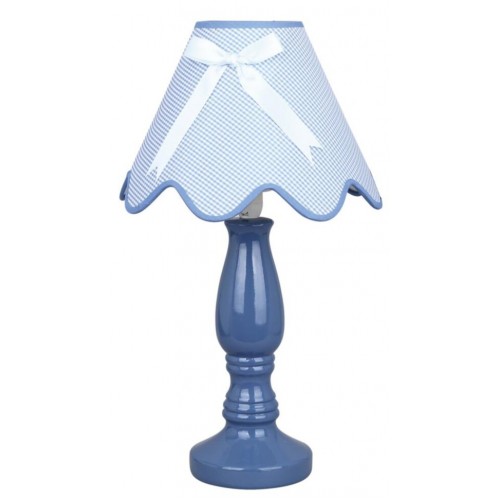 Настільна лампа Candellux Lola 26x41 см Синій (41-04710)
