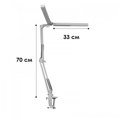 Настільна LED лампа Lesko M-018D White Настільна LED лампа Lesko M-018D White