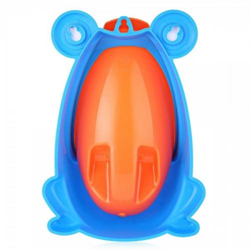 Дитячий пісуар Жаба Leluno LU1076 Блакитний з оранжевим Дитячий пісуар Жаба Leluno LU1076 Блакитний з оранжевим