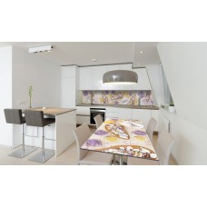 Наклейка вінілова на стіл Zatarga «Лавандовий Акцент» 650х1200 мм Z180571/1st