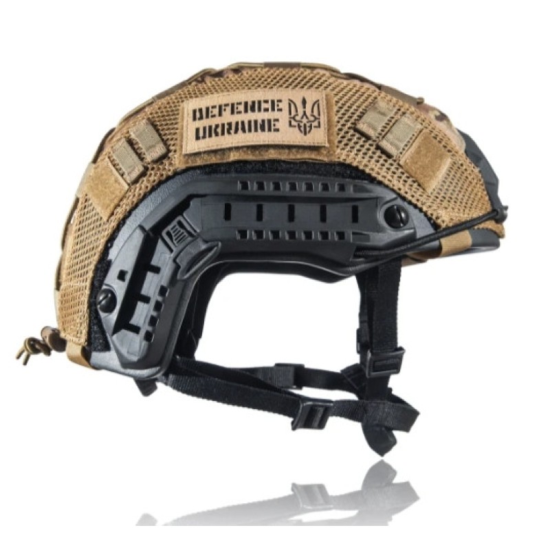 Тактична каска FAST NIJ IIIA та кавер M Мультикам