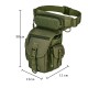 Сумка тактична на стегно Aokali Outdoor A90 30х22 см Green