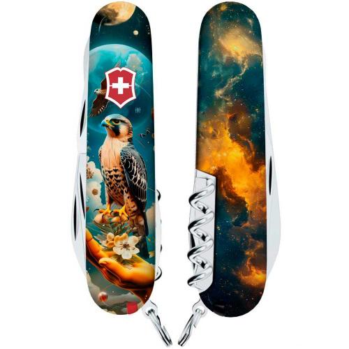 Складаний ніж Victorinox Climber Ukraine 91 мм 15 функцій Сокіл-захисник (1.3703.3_T3210pw) Складаний ніж Victorinox Climber Ukraine 91 мм 15 функцій Сокіл-захисник (1.3703.3_T3210pw)