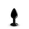 Металева анальна пробка з кристалом Dorcel Diamond Plug Black S в інтернет супермаркеті PbayMarket!