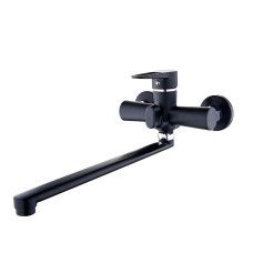 Змішувач для ванни G-lauf NUD7-A045 YB L 350мм Чорний (412054)