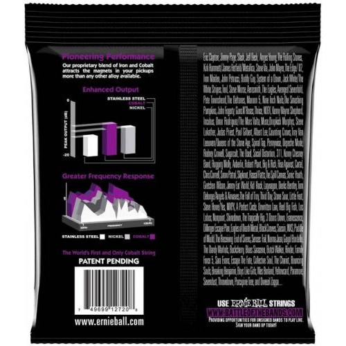Струни для електрогітари Ernie Ball 2720 Cobalt Slinky Electric Guitar Strings 11/48 Струни для електрогітари Ernie Ball 2720 Cobalt Slinky Electric Guitar Strings 11/48