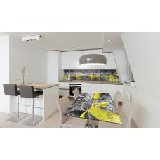 Наклейка вінілова на стіл Zatarga «Жовті поля» 650х1200 мм Z180701/1st