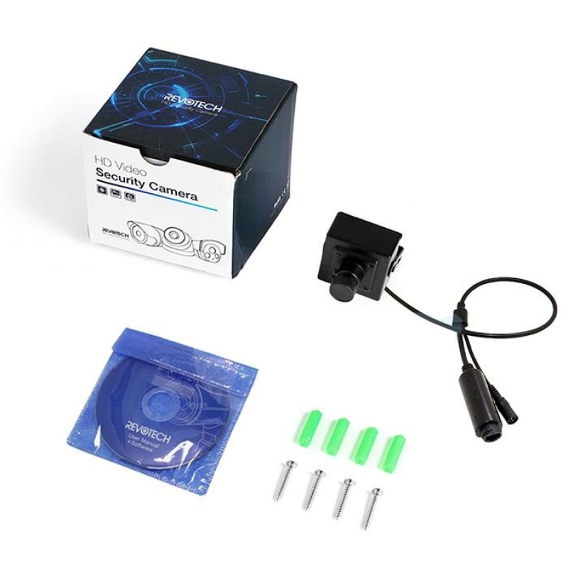 Міні IP камера зі звуком Revotech I706, 3 мегапікселя, 2304х1296, підтримка POE, P2P, Onvif