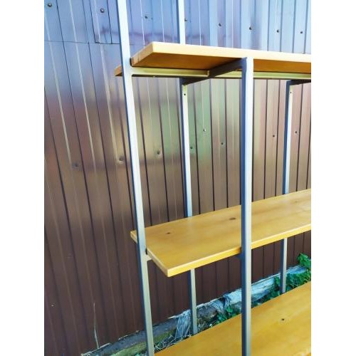 Стелаж GoodsMetall у стилі Лофт 2100х1200х400 СТЖ113 Стелаж GoodsMetall у стилі Лофт 2100х1200х400 СТЖ113