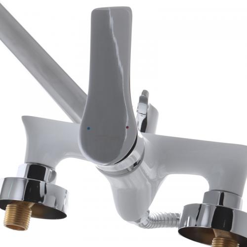 Змішувач для ванни Mixxus Premium Eva 006 Euro Білий (MI5813) Змішувач для ванни Mixxus Premium Eva 006 Euro Білий (MI5813)