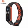 Ремінець MiJobs Sport Style для Xiaomi Mi Band 5/6 Black Orange