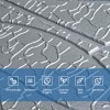 Панель 3D Sticker Wall 700х700х6 мм Silver (D) SW-00001951