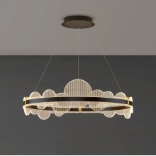 Світлодіодна люстра No Brand Ореол PJ913 80 см 2285056177