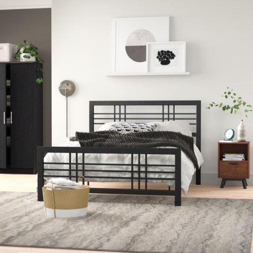 Ліжко GoodsMetall металеве в стилі LOFT 2000х1600х1200 К101 Ліжко GoodsMetall металеве в стилі LOFT 2000х1600х1200 К101