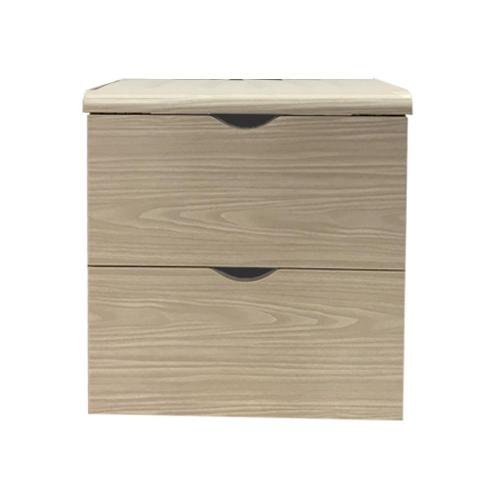 Комод пластиковий Mikola-M Скандинавське дерево із двома ящиками 60 см