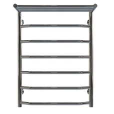 Рушникосушарка водяна Трапеція з полицею П7 500х700 Deffi Хром (C.TP.70.50.7.C.A)