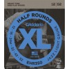 Струни для електрогітари D'Addario EHR350 Half Rounds Jazz Light Electric Guitar Strings 12/52