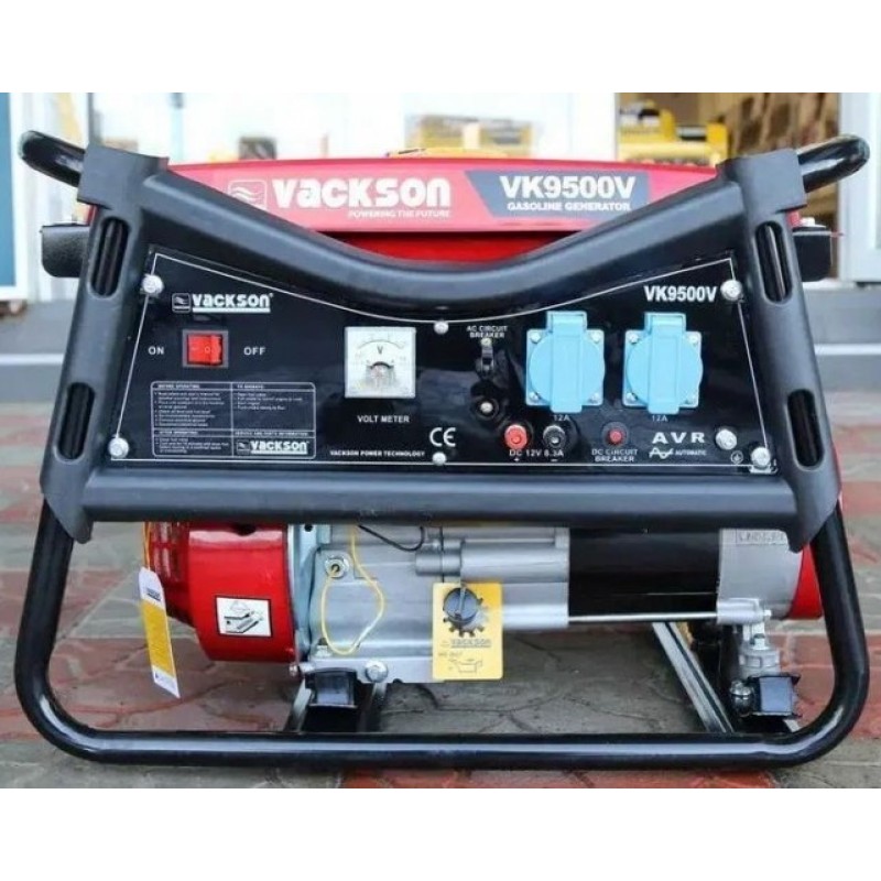 Бензиновий генератор Vackson VK9500V 3.8 кВт 1 фаза (2104618359)