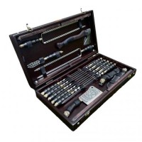 Набір шампурів КАТЕГАТ Gorillas BBQ Чорний Набір шампурів КАТЕГАТ Gorillas BBQ Чорний