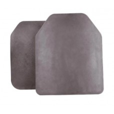 Комплект бронеплит для плитоноски No Brand 4-го класу Durostat 25x30 см Сірий (1629969606)