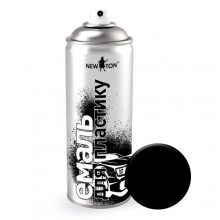 Емаль для пластика New Ton Аерозоль RAL 9005 Чорний 400 мл
