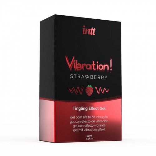 Рідкий вібратор Intt Vibration Strawberry (15 мл), густий гель, дуже смачний, діє до 30 хвилин в інтернет супермаркеті PbayMarket!