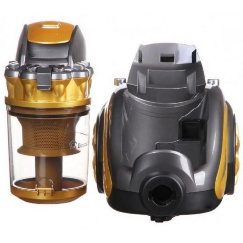 Пилосос Domotec 4408MS-3600W Turbo Brush 4 л Жовтий