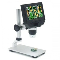 Електронний мікроскоп Gaosuo M-600x з LCD екраном та металевим предметним столиком Білий (100283) Електронний мікроскоп Gaosuo M-600x з LCD екраном та металевим предметним столиком Білий (100283)