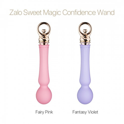 Вібромасажер із підігрівом Zalo Sweet Magic - Confidence Wand Fairy Pink в інтернет супермаркеті PbayMarket!