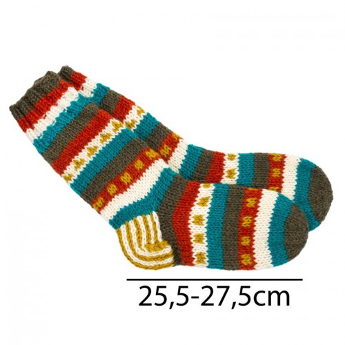 Шкарпетки теплі Тапа Kathmandu вовна яка L Різнокольорові візерунки (27296) в інтернет супермаркеті PbayMarket!