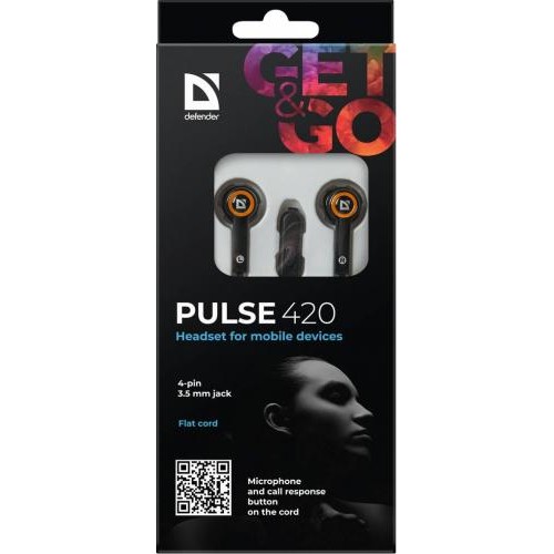 Гарнітура Defender Pulse 420 Orange (63420) (6217088)