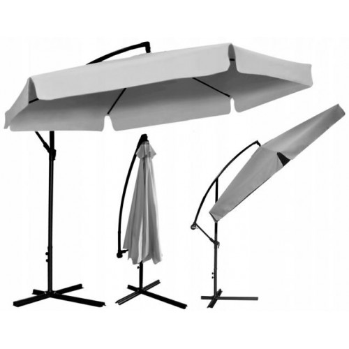 Садова парасоля GardenLine Grey 3,5 м + Чехол