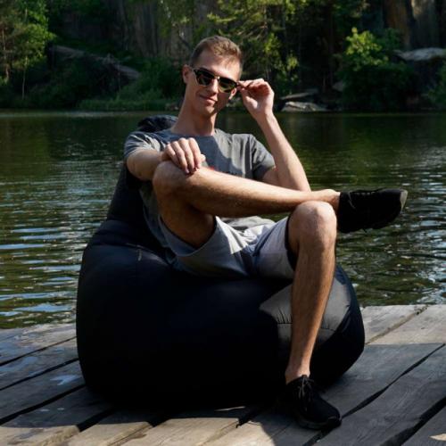 Крісло Мішок Груша Оксфорд 300 120х85 Студія Комфорту Стандартний розмір чорний Крісло Мішок Груша Оксфорд 300 120х85 Студія Комфорту Стандартний розмір чорний