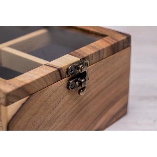 Бокс для наручного годинника ecoWalnut 8.2х18х14.1 см Бокс для наручного годинника ecoWalnut 8.2х18х14.1 см