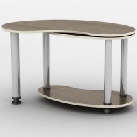 Журнальний столик Тиса Мебель Геній Венге 55x60x90 см Журнальний столик Тиса Мебель Геній Венге 55x60x90 см