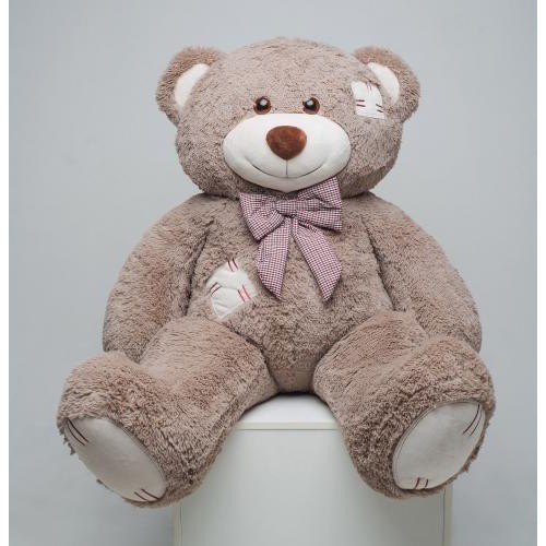 Плюшевий ведмідь із серцем Mister Medved Латки 150 см Капучино (076) Плюшевий ведмідь із серцем Mister Medved Латки 150 см Капучино (076)
