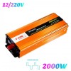 Перетворювач напруги 12V-220V 2000W Інвертор автомобільний 5 Core 2000W (5689)