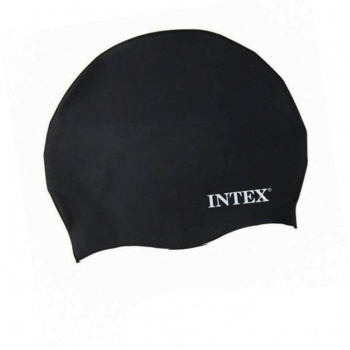 Шапочка для плавання Intex 55991 Силікон 1 розмір Чорний Шапочка для плавання Intex 55991 Силікон 1 розмір Чорний