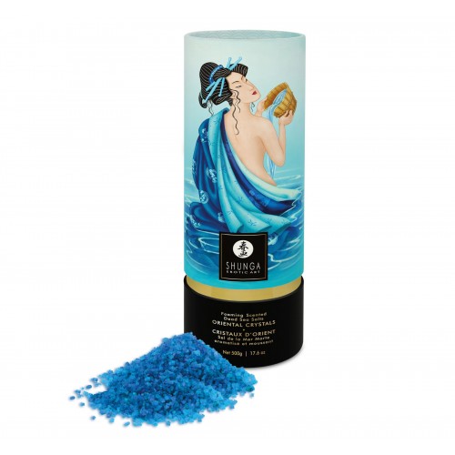 Пінлива сіль для ванни Shunga Dead Sea salt Oriental Crystals — Ocean Temptations (500 г), сіль Мерт в інтернет супермаркеті PbayMarket!