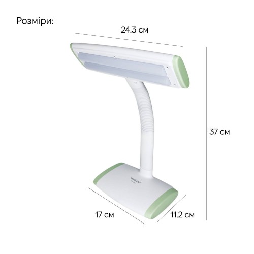 Настільна лампа Weidasi WD-6049 5W 310lm USB 5V White Настільна лампа Weidasi WD-6049 5W 310lm USB 5V White