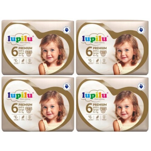 Підгузники Lupilu Premium Extra large 6 15+ кг 152 шт в інтернет супермаркеті PbayMarket!