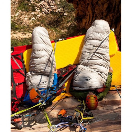 Спальний мішок з натуральним пухом Naturehike Snowbird NH20YD001 L 205x80 см Коричневий (2241557739)